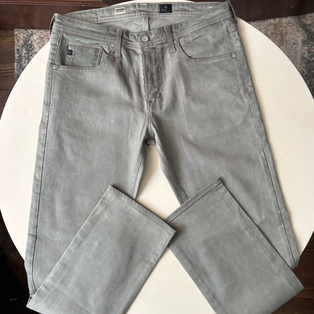 AG Jeans Matchbox Slim Straight Wave Dye Denim Jean Men’s Size 32x34 New